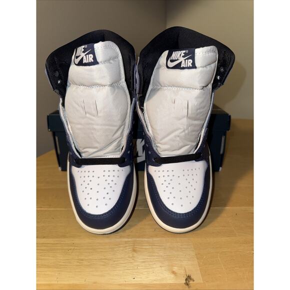 Air Jordan 1 Retro High OG Midnight Navy Black and White Size 4.5 Mens 6 Womens main image 10